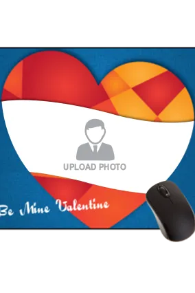 Heart with Photo Mouse Pad