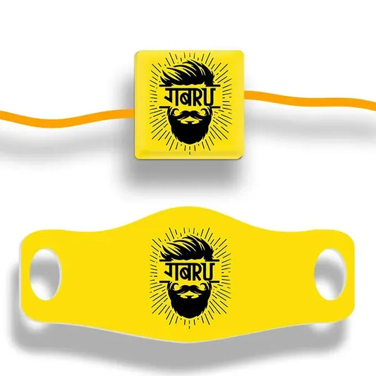 Mask and Rakhi Combo 03