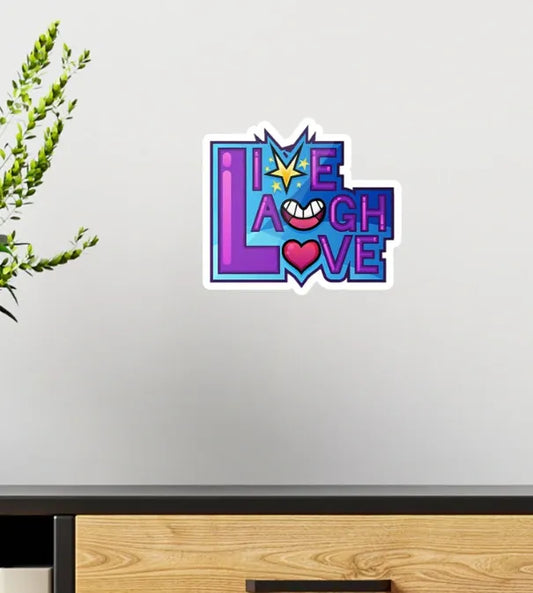 Love - Live - Laugh - Wall Sticker