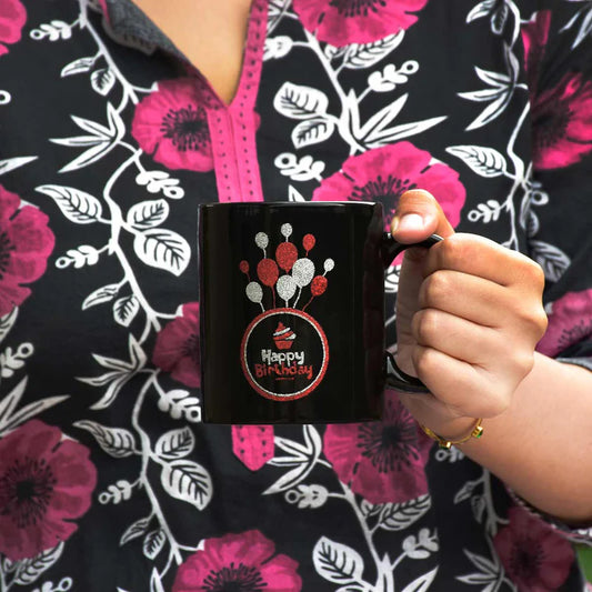 Happy Birthday Printed Coffee Mug
