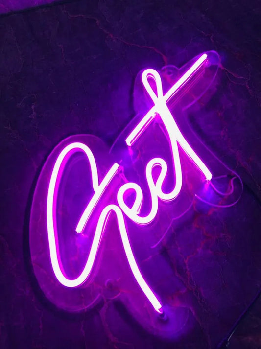 Name Glass Neon Lamp