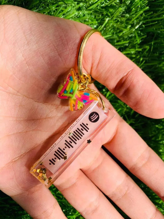 Spotify Resin Keychain