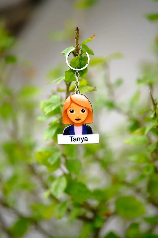 Business Women Keychain