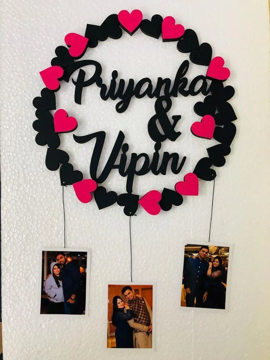 Picture Hanging Name Frame