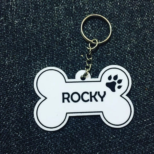 Dog Charm Keychain