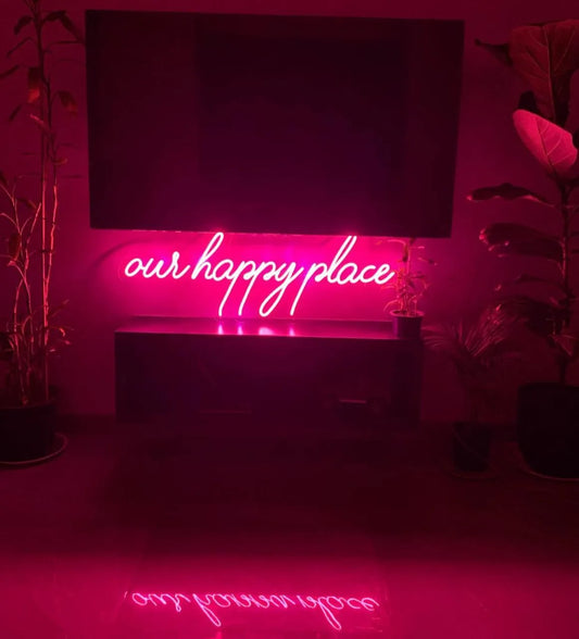 Our Happy Place Neon