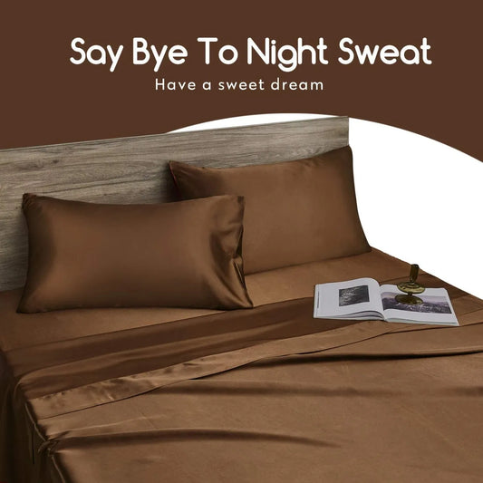 Brown Satin Beauty Pillowcase