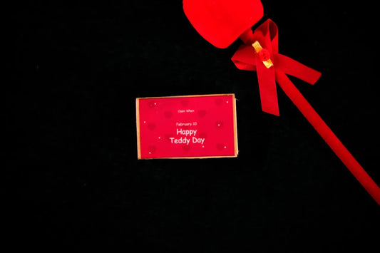 Teddy day Card Matchbox