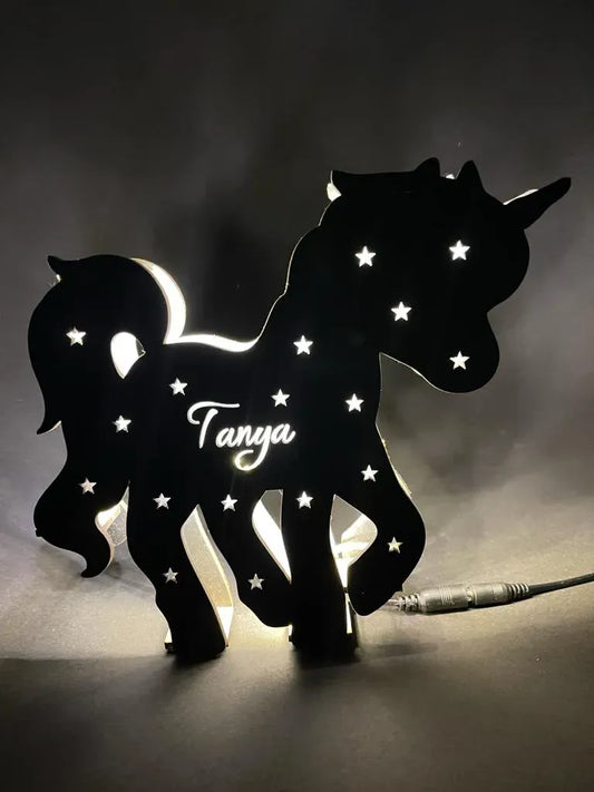 Personalised Unicorn Lamp