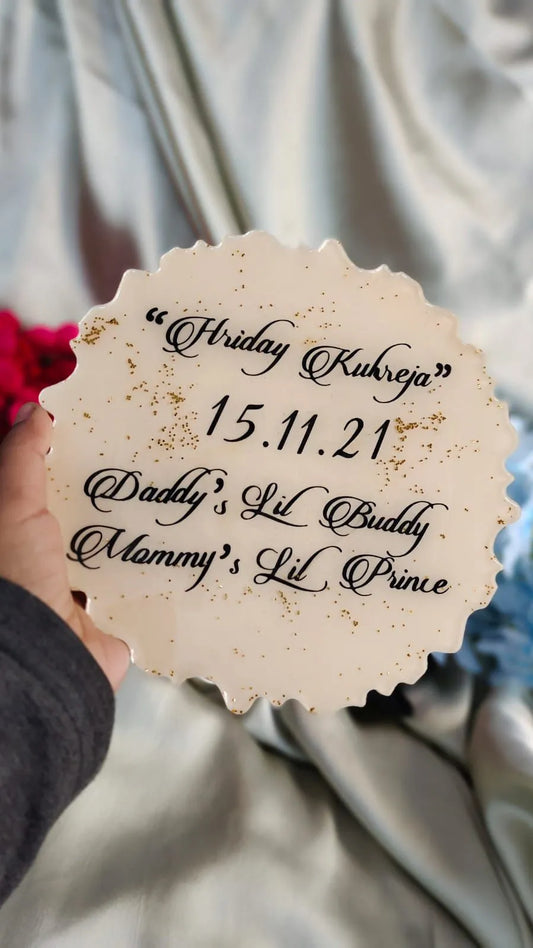 Zig zag Circle Resin Table Top 02