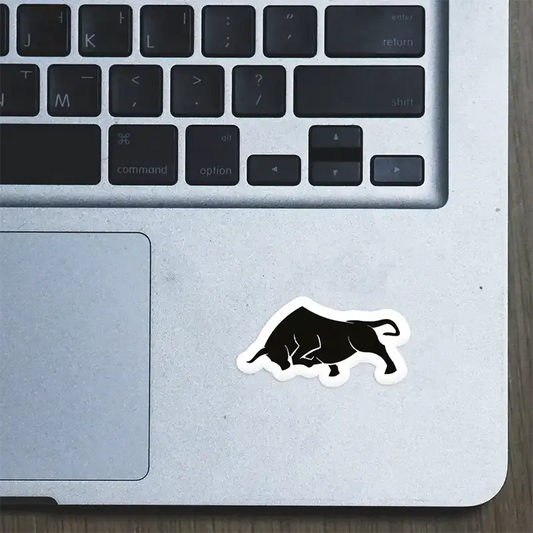 Big Bull Laptop Sticker