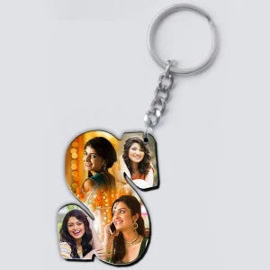 Alphabet Printed KeyChain