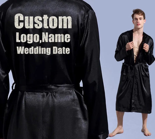 Men's Satin Robe
