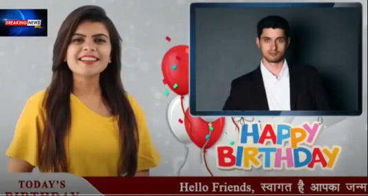 Happy Birthday news video