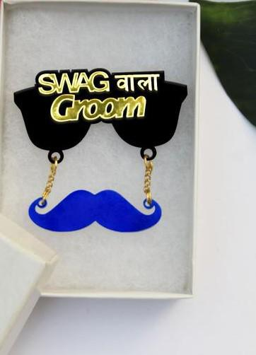 Swag Wala Groom Brooch