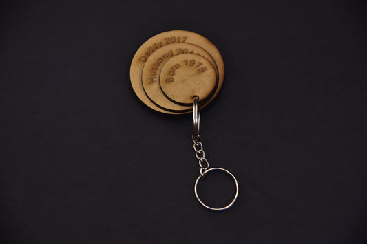 3 Layer Keychain