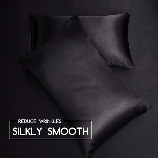 Black Satin Beauty Pillowcase