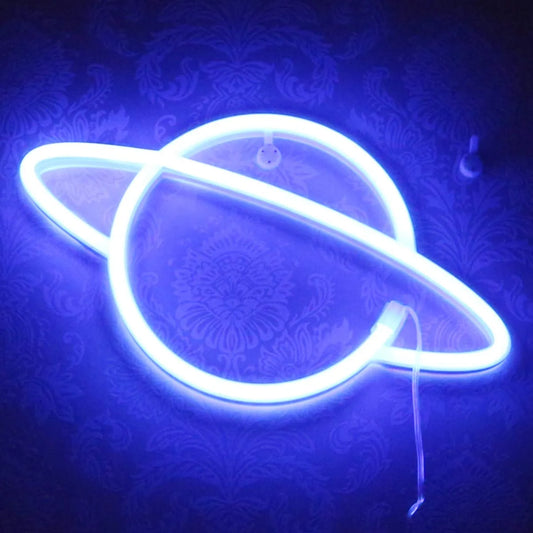 Planet Neon Sign