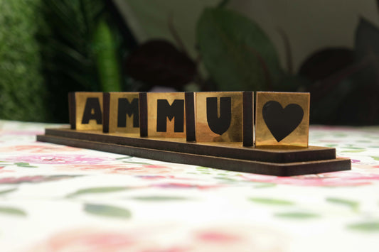 3D Golden Flip Frame