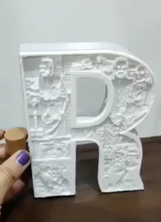 3D monogram Lamp