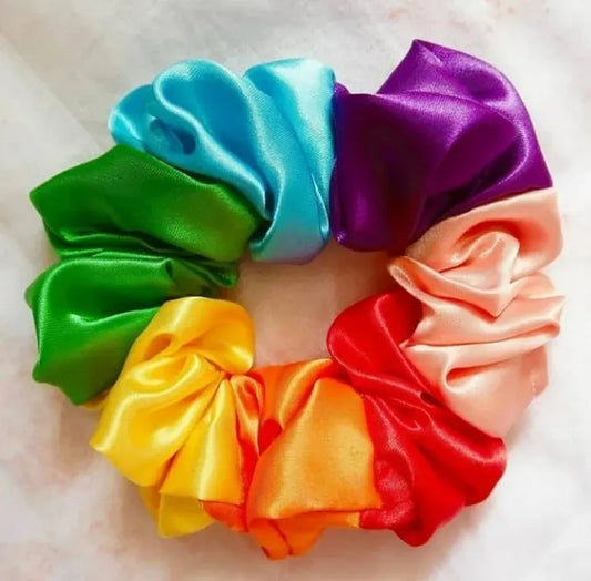 Rain bow Scrunchies