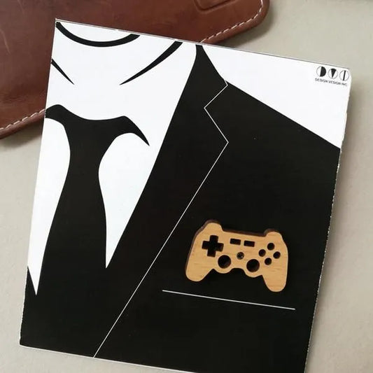 Gamer brooch