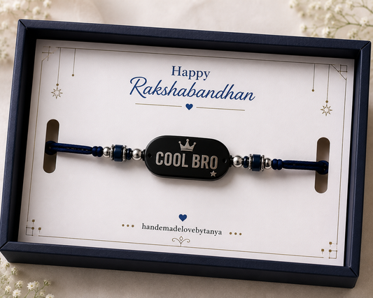 Cool Bhai Wooden Rakhi