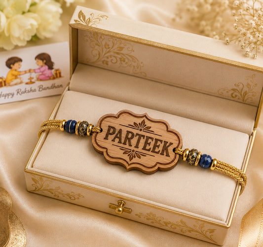 Personalized Name Rakhi (Parteek)