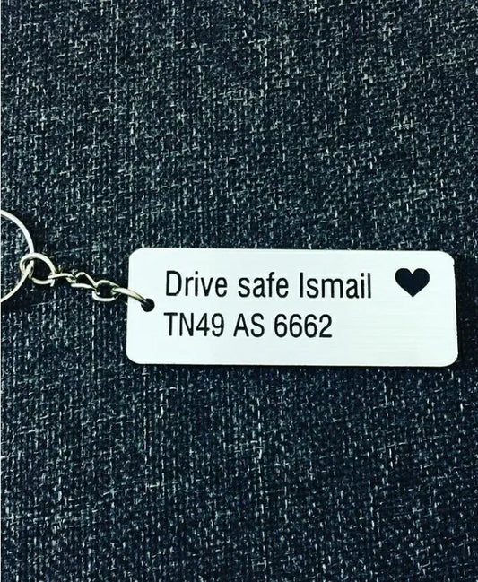 Drive Safe 2 Keychain