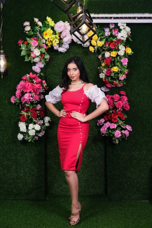 Victoria Red Dress R57