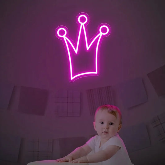 Princess Crown Neon Sign