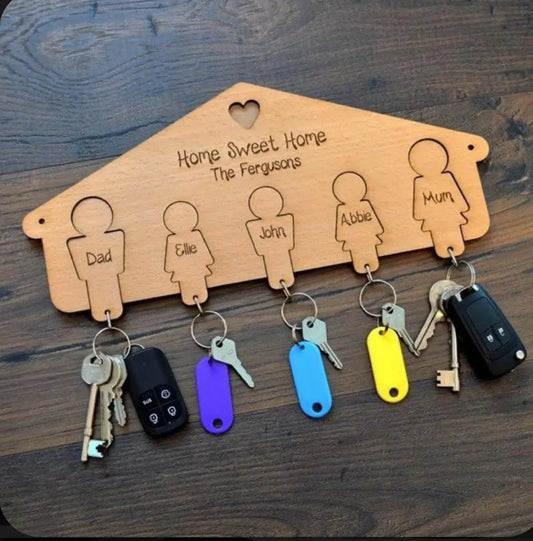 Family Keychain Holder