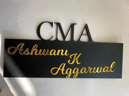 CMA Name Plate