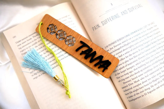 Personalised Wooden Bookmark 04