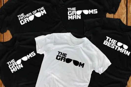 The Groom Squad tees