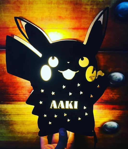 Personalised Pikachu Lamp