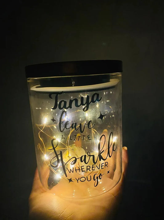 Personalised Jar Lamp