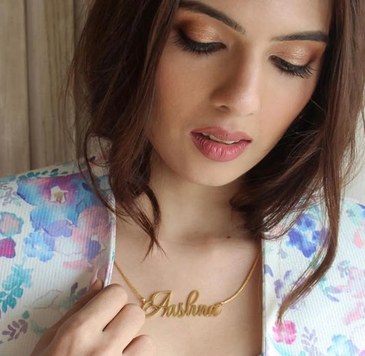 Personalised cursive Name Chain