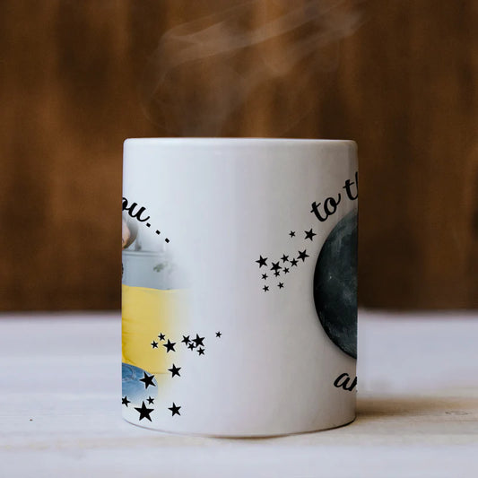 Personalized I Love You To The Moon Mug