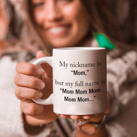 My Nickname Is Mom Coffee Mug