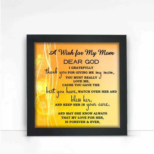 Wishing For Mom Frame For Mother's Day
