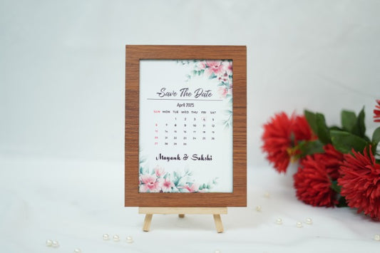 Personalised Wedding Date Frame
