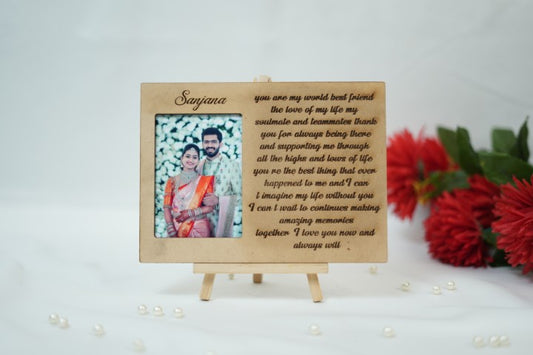 Customised Wooden Engraving Plaque