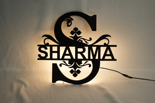 Customised Alphabet Sing Wall Warming Lamp