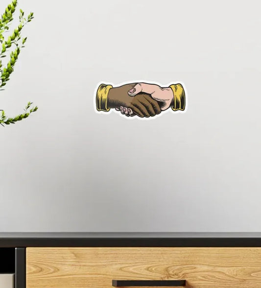 Hand Shake - Wall Sticker