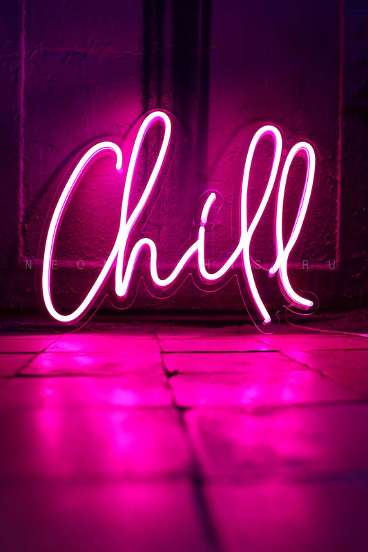Chill neon lamp