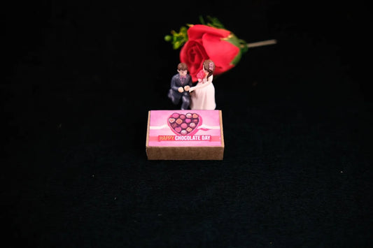 Chocolate Day Matchbox with Card