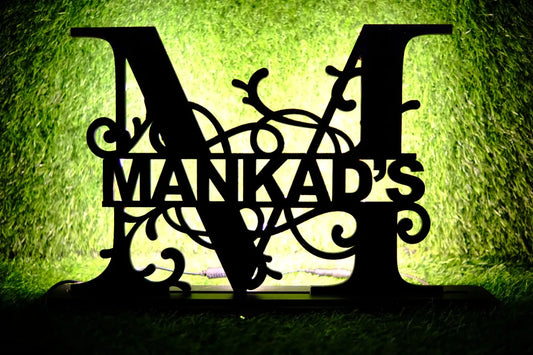 Monogram Led Name Lamp