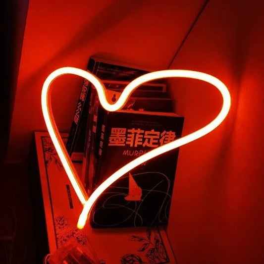 Heart neon lamp 2