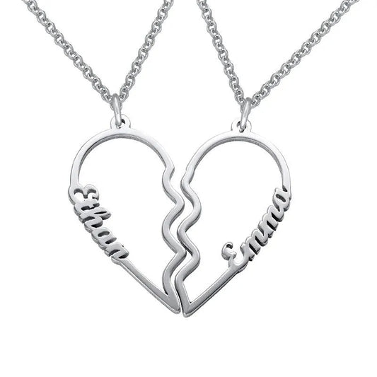 Broken Heart Couple Necklaces
